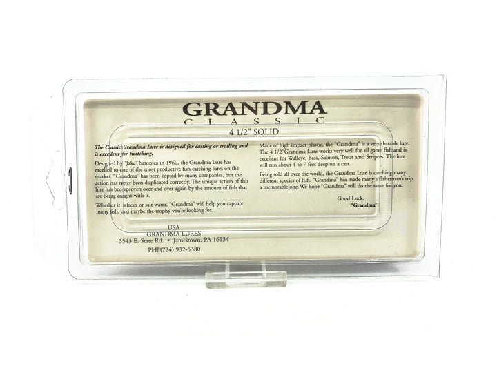Grandma Classic 4 1/2", Black Color on Card