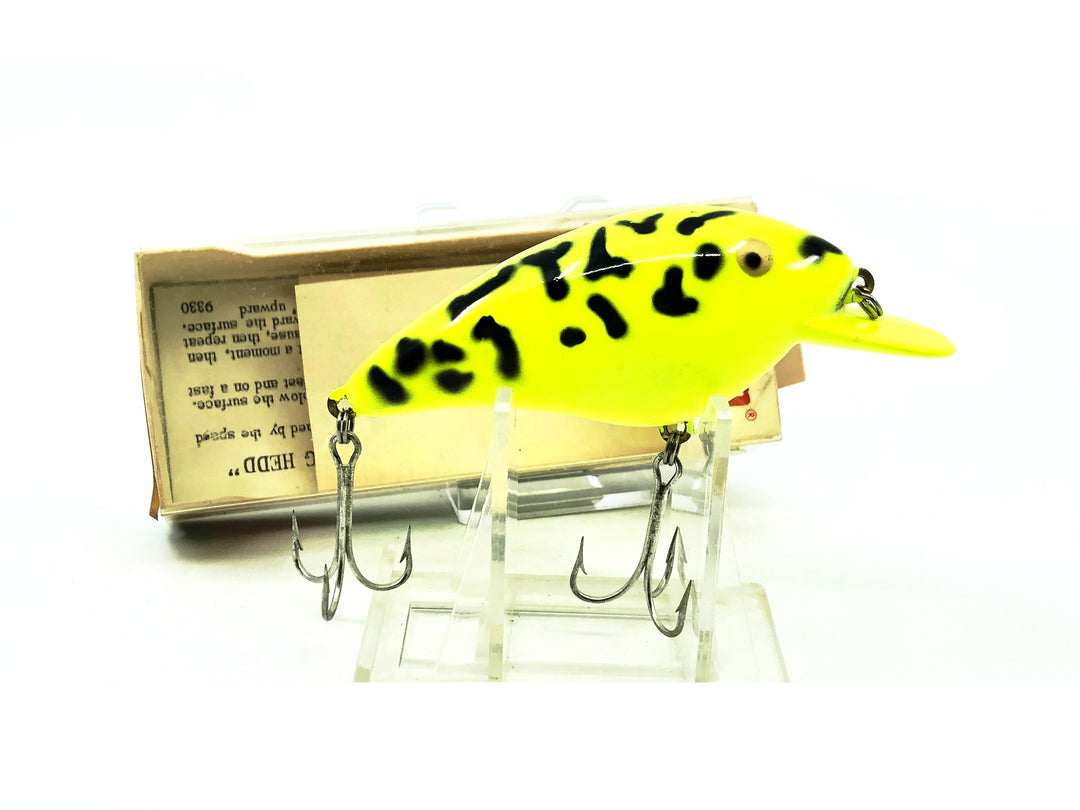 Heddon Big Hedd 9330, CDF Chartreuse Coach Dog Color with Box