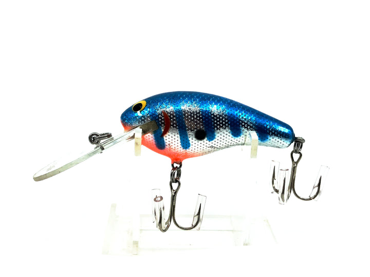 Bagley Diving Kill'r B2 DKB2-SBLS, Blue Stripes on Silver Foil Color