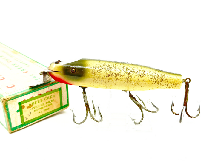 Creek Chub Striper Pikie 6900, #18 Silver Flitter Color
