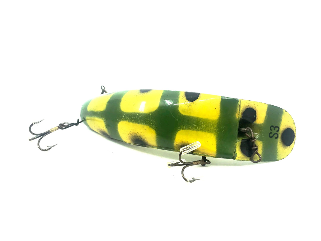 Helin Flatfish S3, Frog Color - Vintage plastic version
