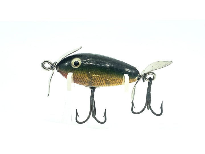 Shakespeare Midget Spinner, Green Perch Color