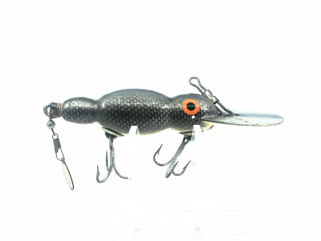 Bomber Wooden Waterdog 1500 Series, #56 Black Mullet Color