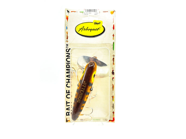 Arbogast 700 Musky Jitterbug, #135 Brown Parrot Color