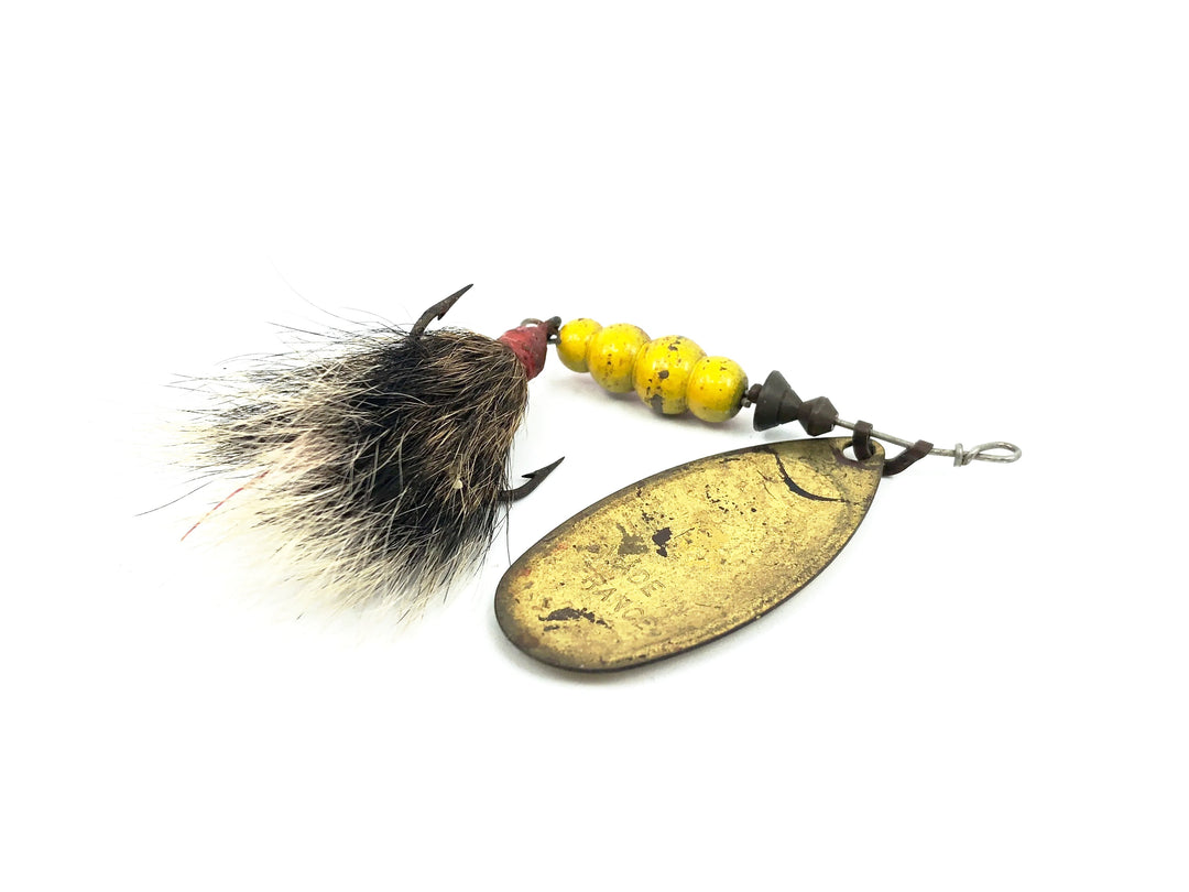 Mepps Aglia #5 Treble, Gold Blade Color