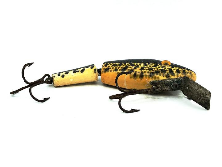 L & S Mirrolure Pikemaster Sinker, White Belly/Black Back & Speckles Color