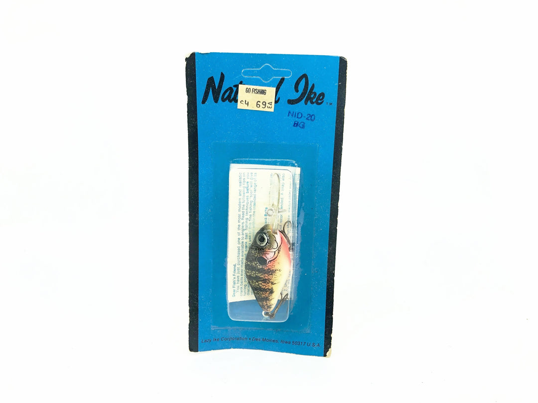 Lazy Ike Natural Ike Bluegill Color NID-20 BG on Card