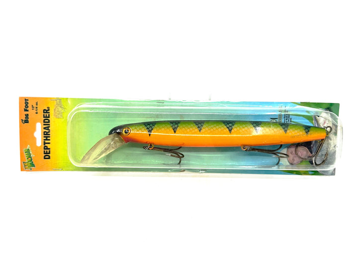 Joe Bucher Tackle Co. Big Foot DepthRaider, Natural Perch Color on Card