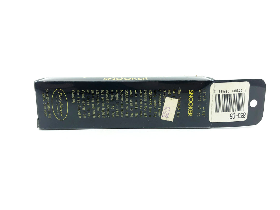 Arbogast Snooker Minnow, Perch Color in Box