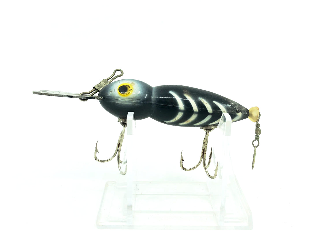 Whopper Stopper Hellbender, Black/White Ribs Color