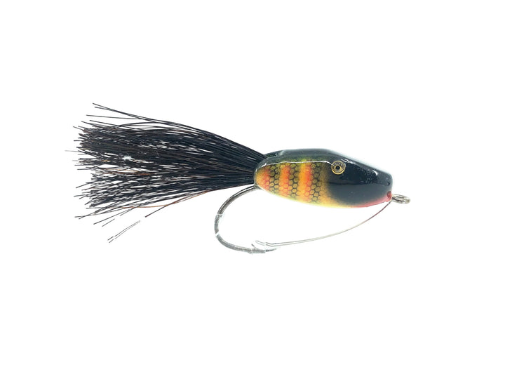 Musky Dan (XXX Lures) Fly Rod Dinger, Perch Scale Color