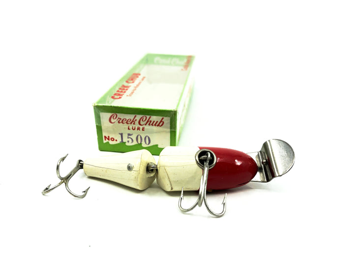 Creek Chub Baby Jointed Pikie 2700, Red White Color 2702 with Box