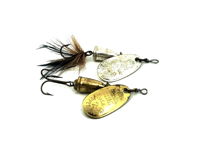 Blue Fox Super Vibrax #2 Spinner Combo, Gold/Silver