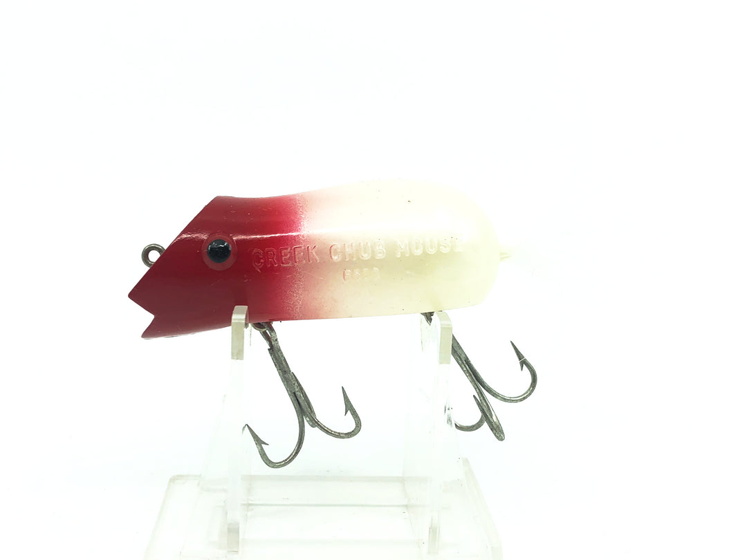 Creek Chub 6580 Mouse, Red/White Color