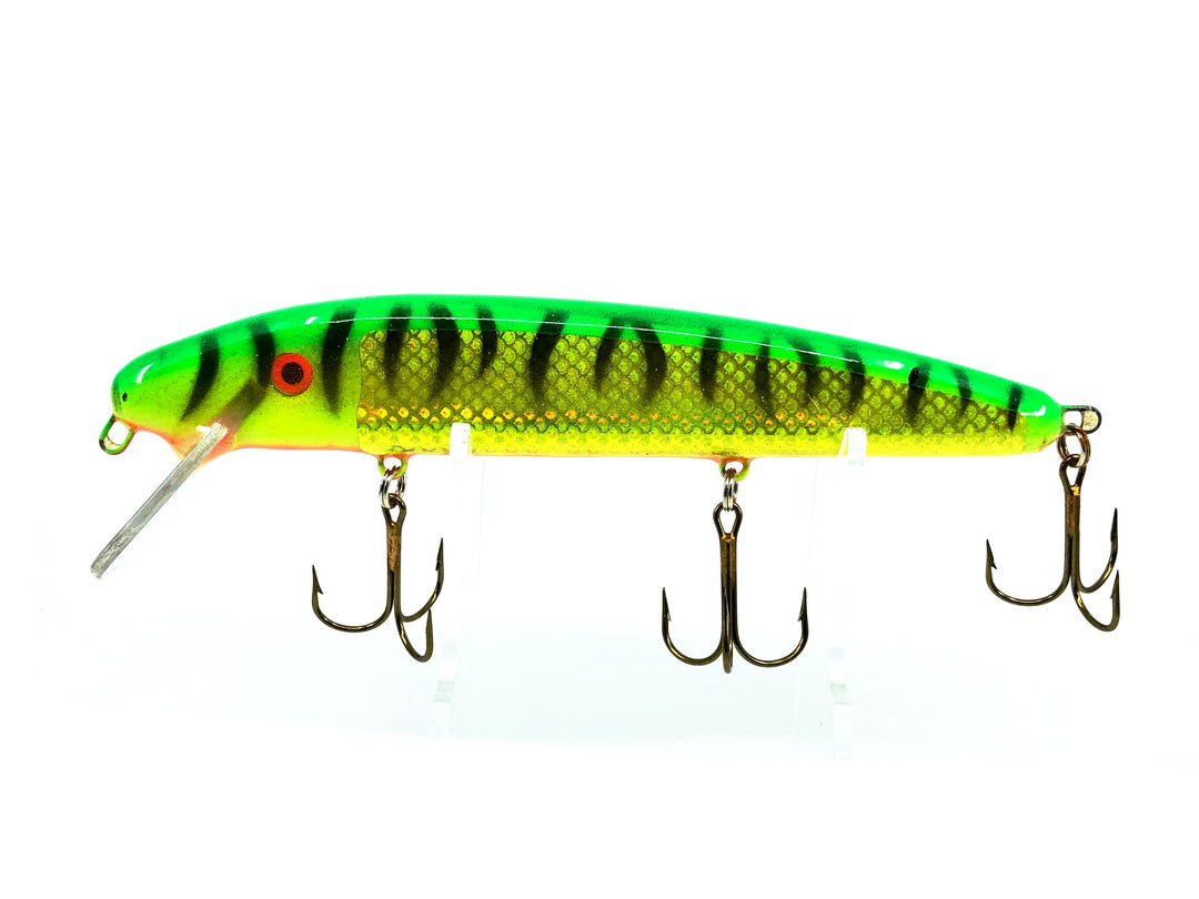 Slammer 7" Prism Minnow Lure, Prism Fire Tiger Color