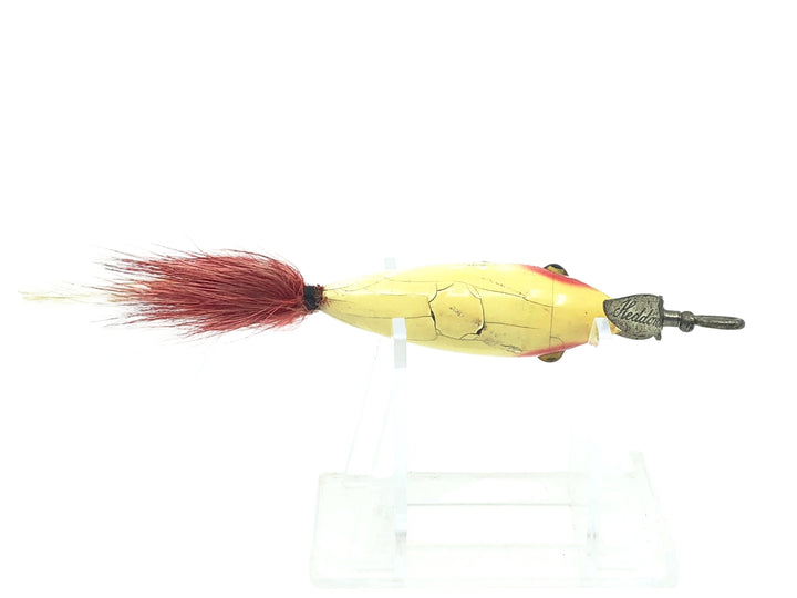 Heddon #40 Walton Feather Tail, Red/White Color