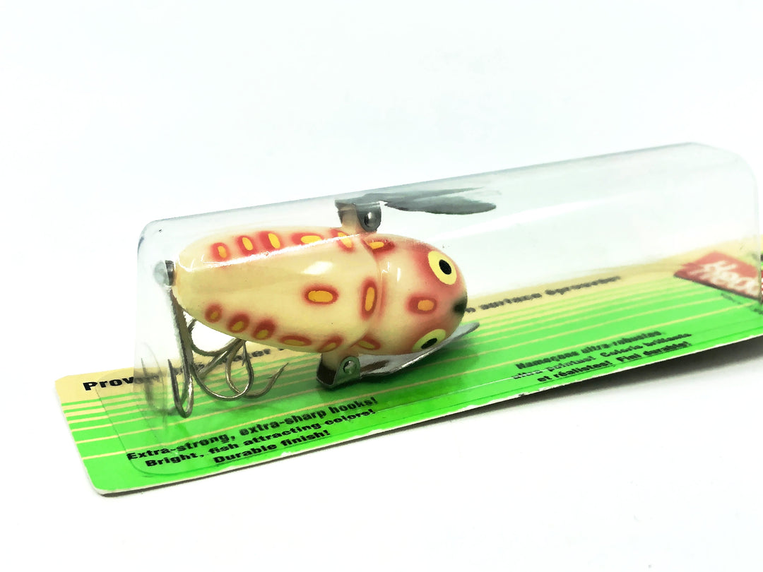 Heddon Crazy Crawler, BNBF Bone Bullfrog Color on Card