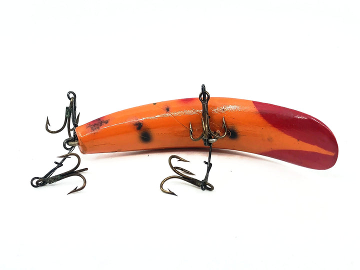 Helin Flatfish T4, OB Orange Black Stripe Color - Wooden, Great Condition