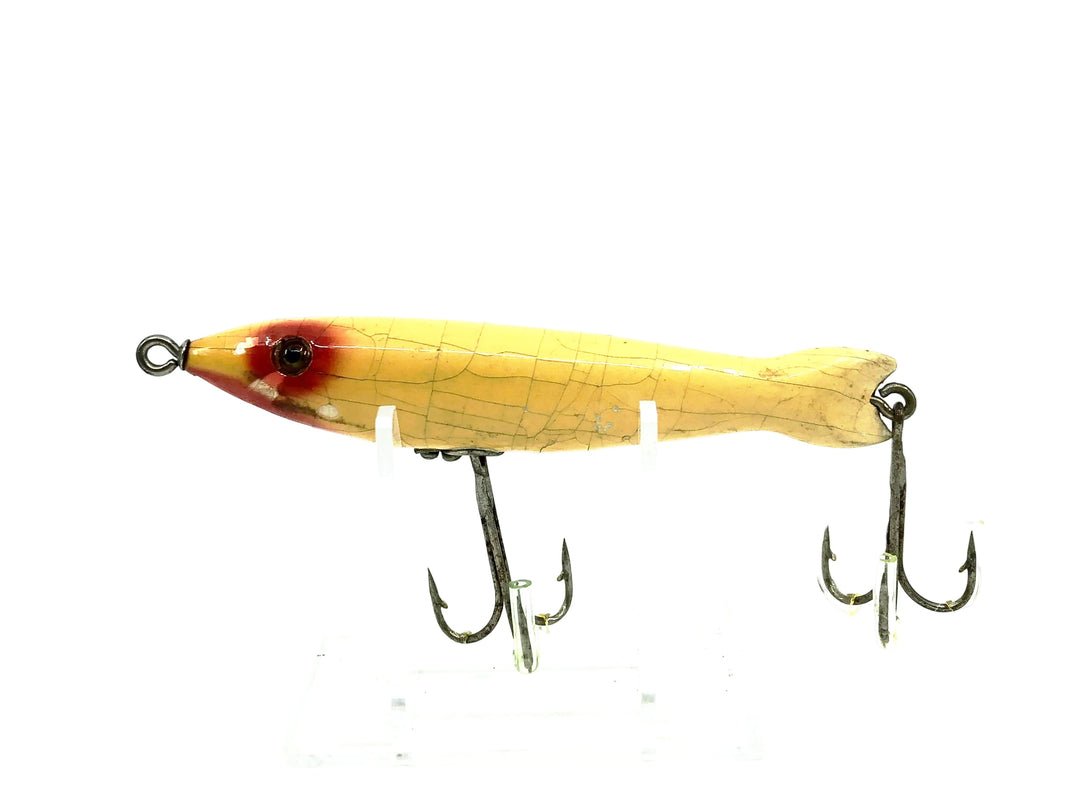 Heddon #800 Saltwater Special (Big Mary), White/Red Eye Color