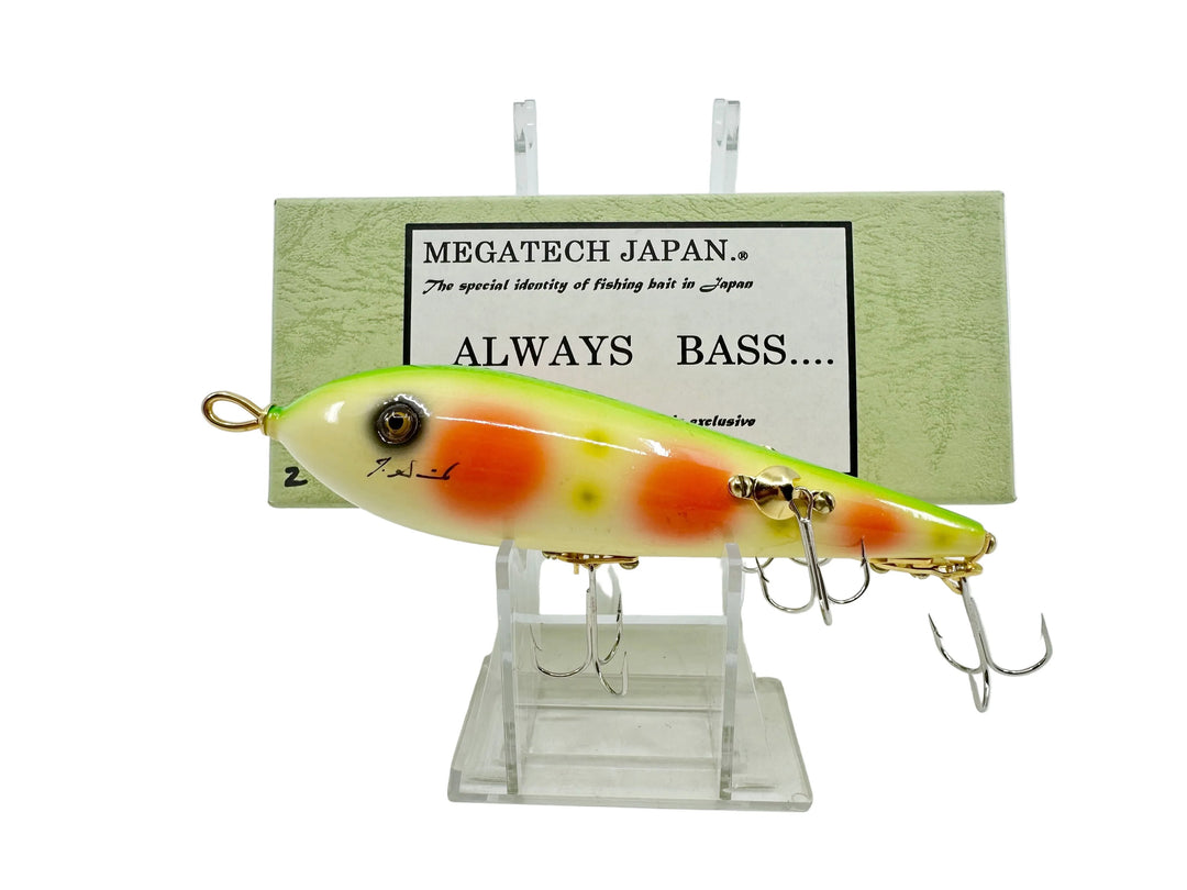 Megatech Japan 3 Hook Lure, Strawberry Color w/Box-Signed