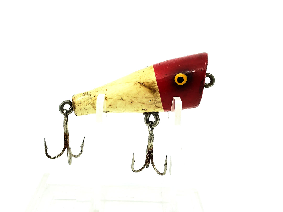 Paw Paw Baby Popper #1200, #04 White/Red Head Color