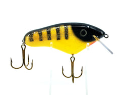 Crane 105 Musky Bait, Black Perch/Yellow Color