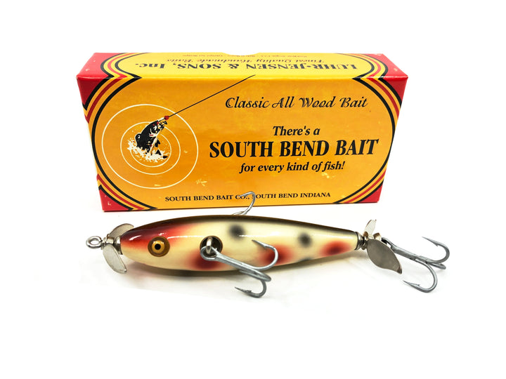 Luhr-Jensen South Bend Wooden Minnow NFLCC 2004 Strawberry Color with Box