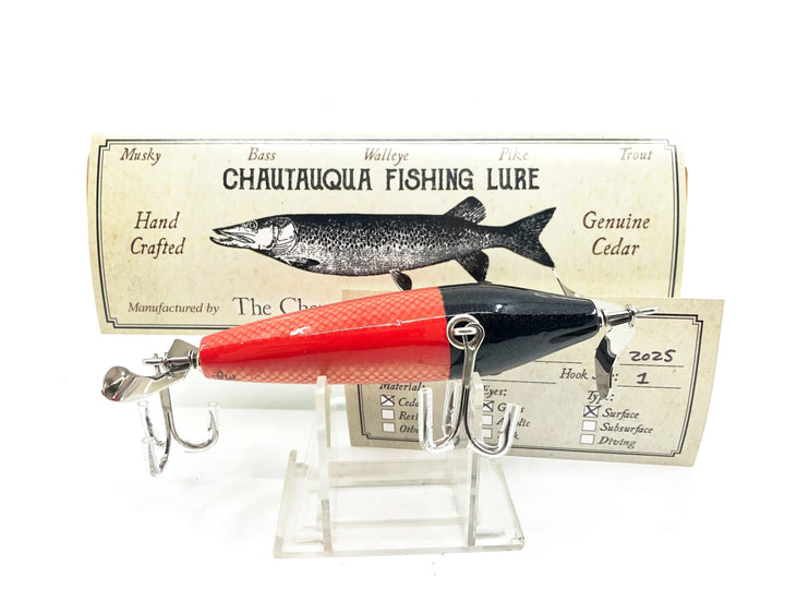 Chautauqua Topwater Minnow, Hot Shot Color