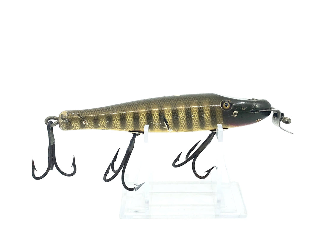 Creek Chub 700 Pikie, 700 Pikie Scale Color - Vintage Wooden Version with glass eyes