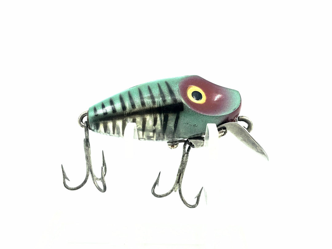 Heddon Midgit Digit River Runt Spook 9020, XRG Green Shore Color
