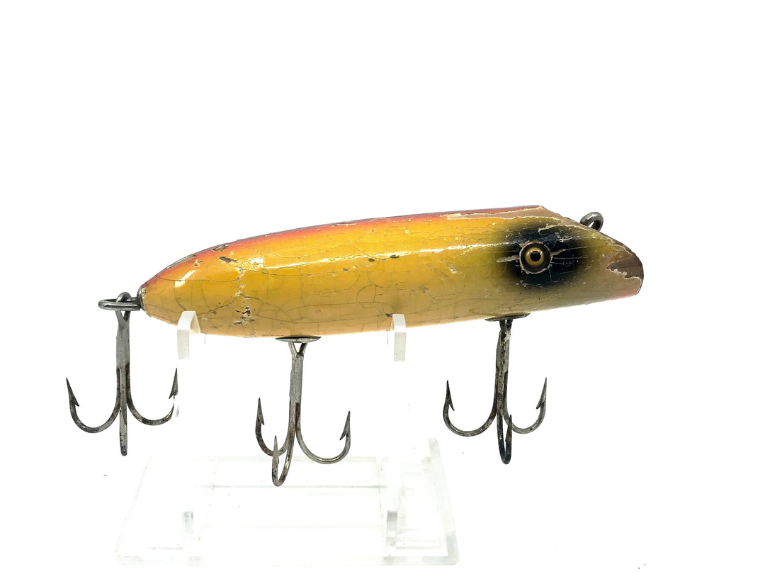 South Bend Glass Eye Wooden Bass Oreno, Rain Rainbow Color