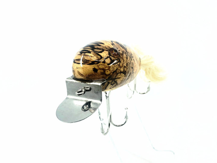 Musky Dan (XXX Lures) Giant Dingbat 4", Buckeye Burl w/COA