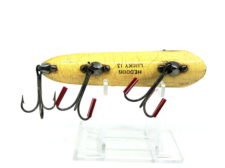 Wooden Heddon Lucky 13, L Perch Color