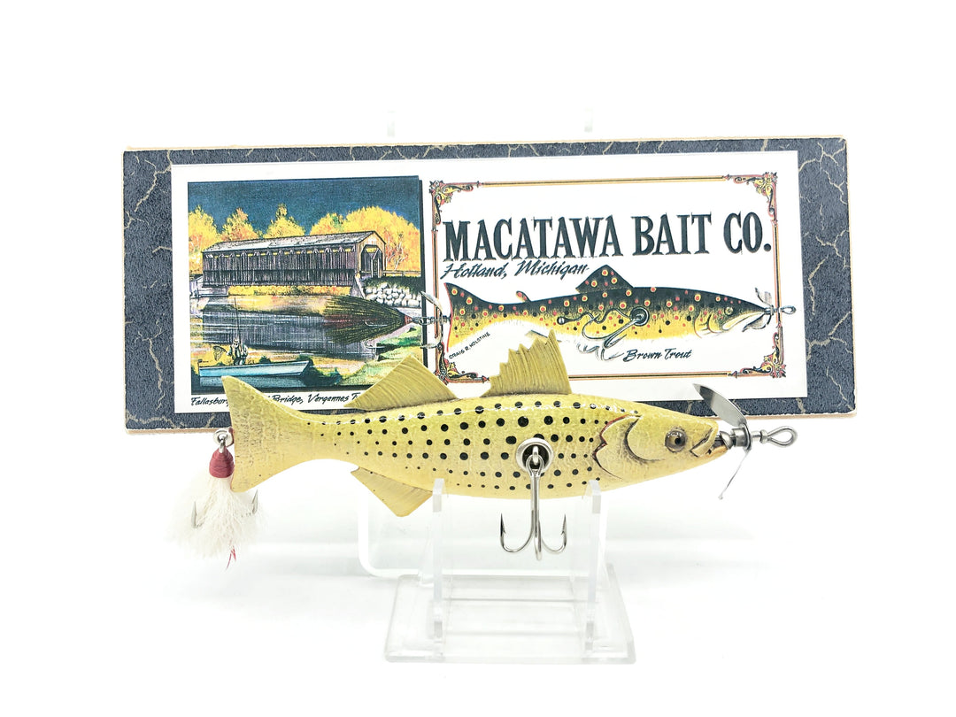 Macatawa Bait Co. Walleye with Box - Signed!