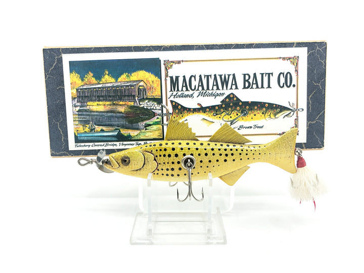 Macatawa Bait Co. Walleye with Box - Signed!