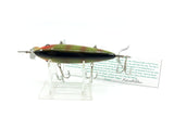 Crooked Bayou Minnow - 5 Hook- Yellow Scale Perch Color - 2009