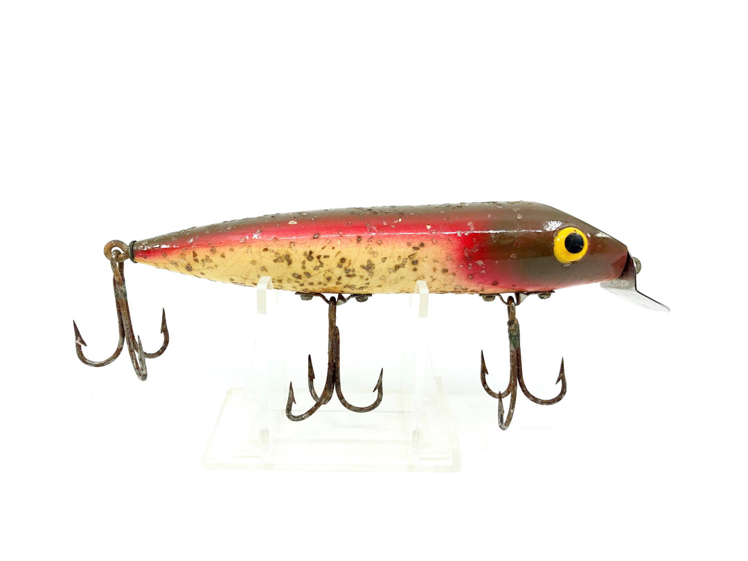 Rinehart Jinx Musky Size SF Silver Flake Red Side Variation Color Vintage Lure