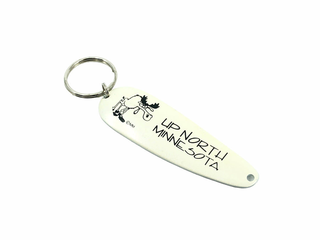 Up North Minnesota Spoon Lure Keychain
