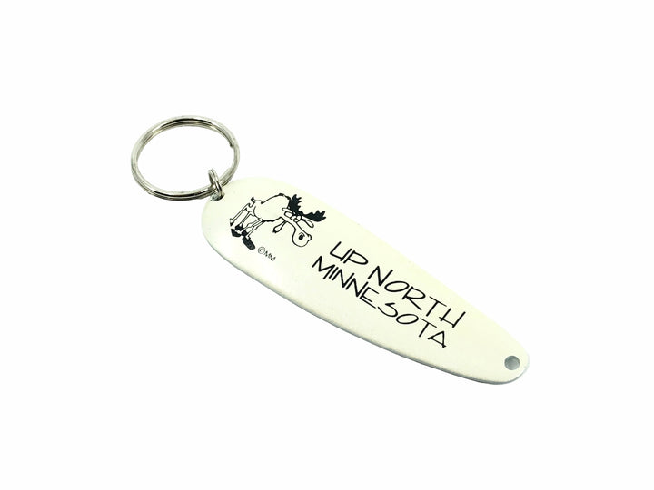 Up North Minnesota Spoon Lure Keychain
