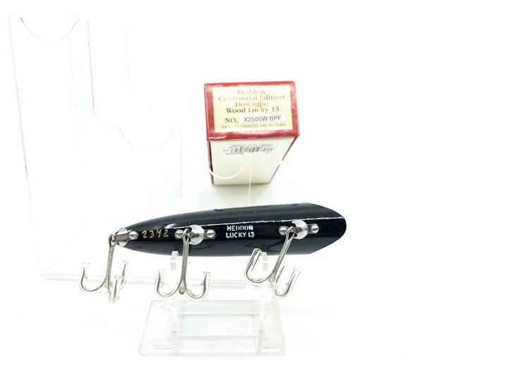 Heddon Centennial Edition Wood Lucky 13 New in Box NO. X2500W-BPF Color Numbered!