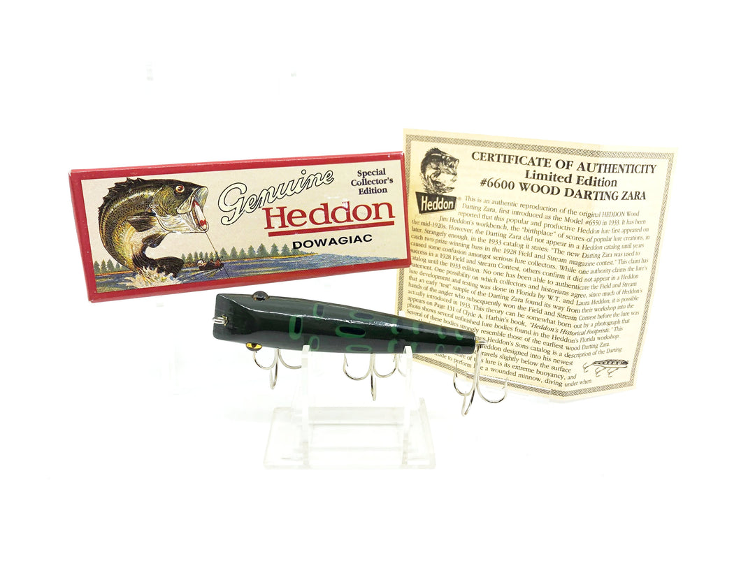 Heddon Centennial Edition Wood Darting Zara New in Box NO. X6600W-BF