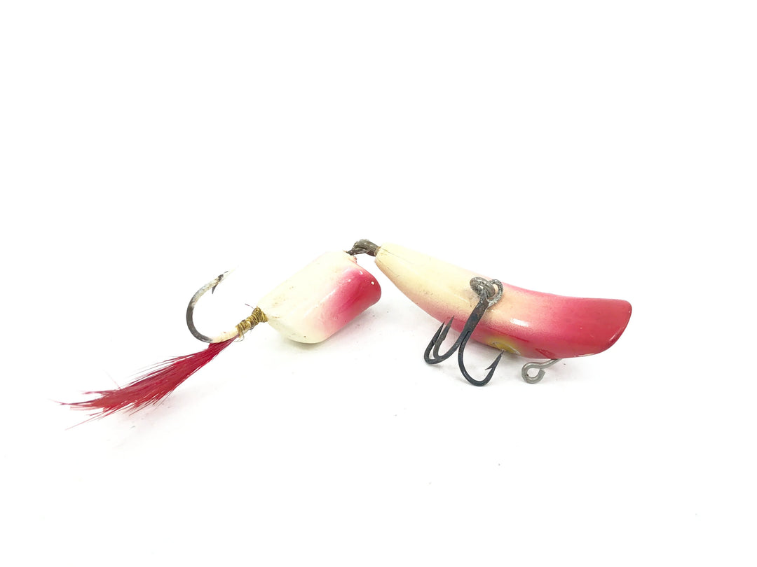 Twin Minnow Jointed Minnow, Red & White Color