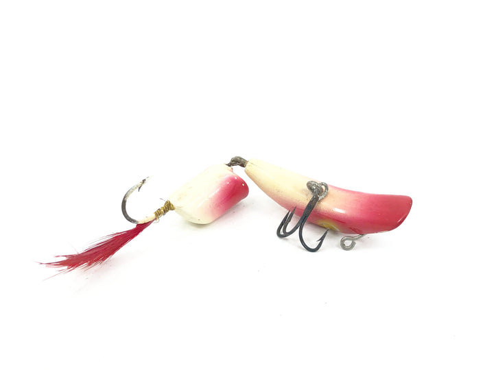 Twin Minnow Jointed Minnow, Red & White Color