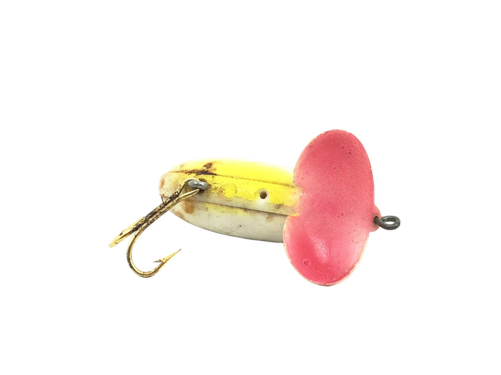 Arbogast Jitterbug 1/8oz Flyrod, Coachdog Color, Plastic lip Styrofoam Body