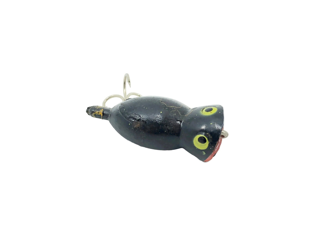 Imitation Flyrod Hula Popper, Black Color