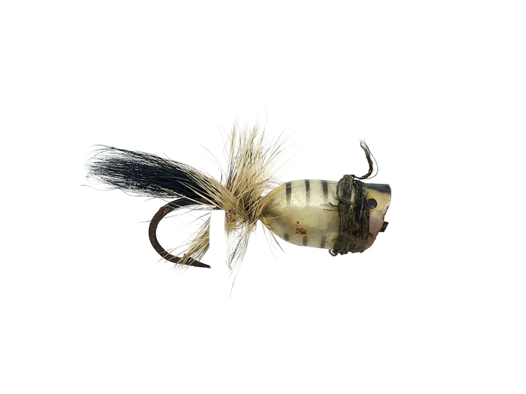 Heddon Bass Bug Spook 974 Fly Rod Lure, GR Grey Body Color