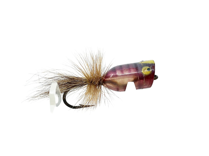 Heddon Bass Bug Spook 974 Fly Rod Lure, BR Brown Body Color