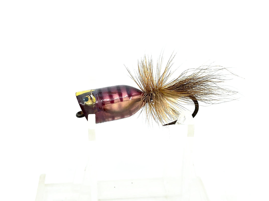 Heddon Bass Bug Spook 974 Fly Rod Lure, BR Brown Body Color