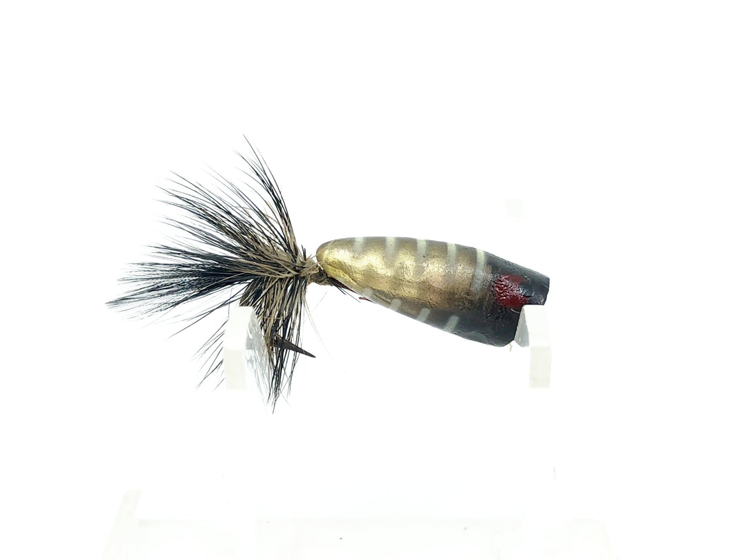 Heddon Bass Bug Spook 940 Fly Rod Lure, BW Black White Heddon Popper Spook 940 Fly Rod Lure, BW Black White Color
