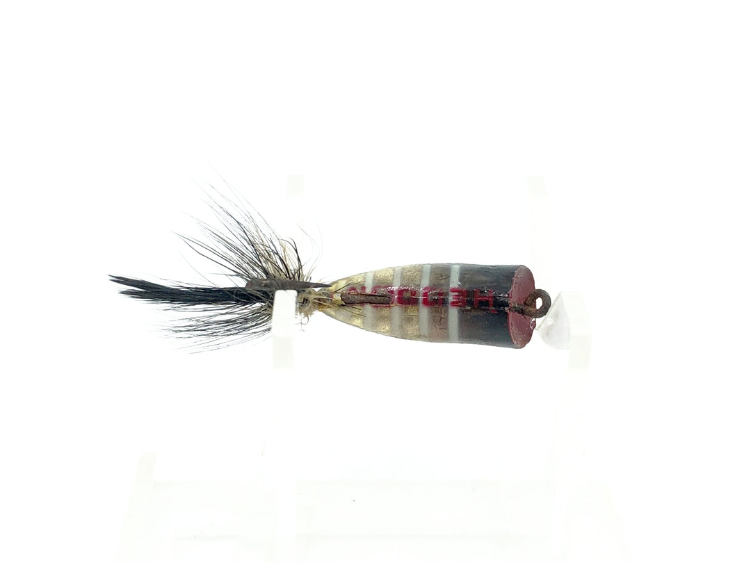 Heddon Bass Bug Spook 940 Fly Rod Lure, BW Black White Heddon Popper Spook 940 Fly Rod Lure, BW Black White Color